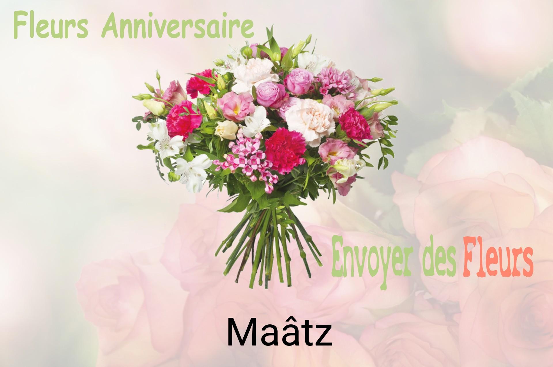Bouquet de fleurs d’anniversaire livré à Maâtz